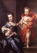 Sir Godfrey Kneller Edward and Lady Mary Howard Sweden oil painting artist